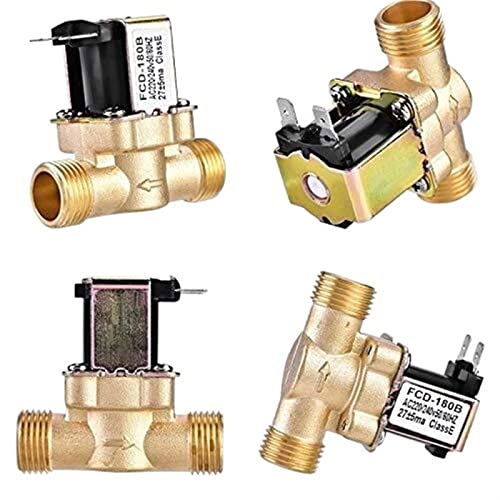 G1/2#39; #39; Elektrisches Magnetventil aus Messing, N/C, 12 V, 24 V, 220 V, G3/4#39; #39; Wasser-Lufteinlass-Durchflussschalter for Solarwarmwasserbereiter-Ventil, 1 Stück(220v,0.75 Inch) von HZDXWXOJ