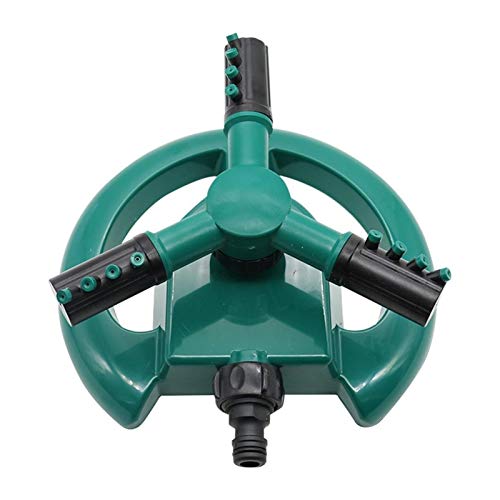 HZDXWXOJ Gartenbewässerungstropfer DREI um 360 Grad drehbare Sprinkler Automatisches Garten-Rasensprinklersystem Bewässerungssprinkler Gartenbedarf von HZDXWXOJ