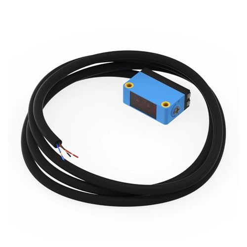 HZDXWXOJ Hintergrundunterdrückung optischer Sensor NPN PNP 10-30 V DC Erfassungsabstand 30 cm Einstellbarer quadratischer Laserlichtschalter(Circular Spot Pnp) von HZDXWXOJ
