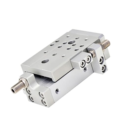 HZDXWXOJ Luftzylinder HLQ-Serie 16 mm Bohrung HLQ16 Kompakter Gleitzylinder mit linearem Kugellager, pneumatisch mit Magnet -S(HLQ16X40S,-@BF) von HZDXWXOJ