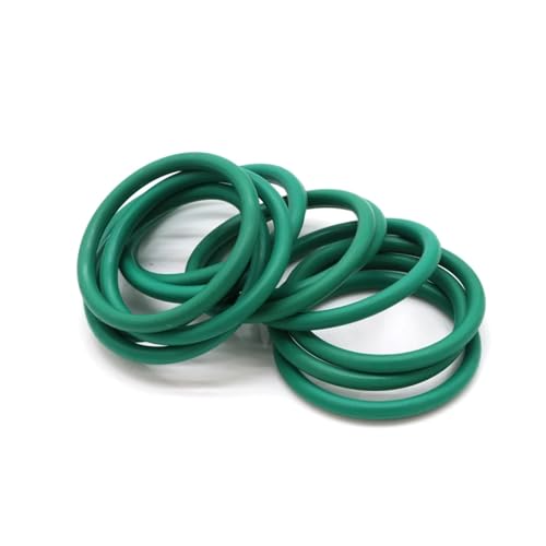 Hardware, 10 Stück grüne O-Ringe aus FKM-Fluorkautschuk, CS 4 mm, OD 14–100 mm, Isolierung, Öltemperaturbeständigkeit, Dichtungsring, Unterlegscheibe, Packungsscheibe(OD 90mm ID 82mm) von HZDXWXOJ