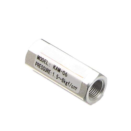 KAM Rückschlagventil 1/8 1/4 3/8 1/2 Zweiwege-Pneumatik-Luftventil Normaltemperatur Mechanisches Ventil(2pcs,KAM 6 G1 8) von HZDXWXOJ