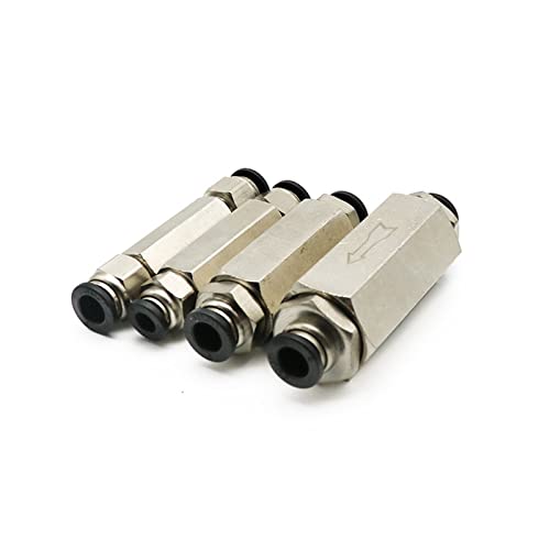 Pneumatisches Rückschlagventil Messing 4 m 6 mm 8 mm 10 mm 1/4 3/8 1/2 Zoll Rohrverschraubungsadapter Einzelwegventil for Luftkompressor-Luftschlauch 1 Stück(Cv-blue-pc-14mm) von HZDXWXOJ