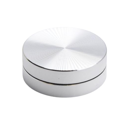 HZEPDVT Miniatur-Drehteller aus Aluminium, for Backen von Kuchendekorationen, Drehteller aus Keramik, Skulptur, Drehteller, Kleiner handgefertigter Modellsockel(8cm) von HZEPDVT