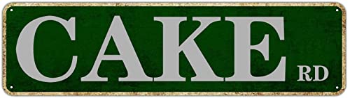 Metallschild Blechschild Kuchen Straße Lustige Metallschilder Vintage Schild Retro Blechschilder Aluminium Metallschild für Schlafzimmer Küche Garten Wand Bab Club Kaffee Hängeschild Heimdekoration Metallschild Blechschild Kuchen Straße Lustige Metallschilder Vintage Schild Retro Blechschilder Aluminium Metallschild für Schlafzimmer Küche Garten Wand Bab Club Kaffee Hängeschild Heimdekoration von HZHAOHE