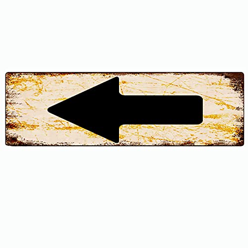 Metallschild Blechschild Pfeil links lustige Metallschilder Vintage Schild Retro Blechschilder Aluminium Metallschild für Schlafzimmer Küche Garten Wand Bab Club Kaffee Hängeschild Heimdekoration 10,2 Metallschild Blechschild Pfeil links lustige Metallschilder Vintage Schild Retro Blechschilder Aluminium Metallschild für Schlafzimmer Küche Garten Wand Bab Club Kaffee Hängeschild Heimdekoration 10,2 von HZHAOHE