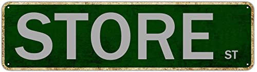 Metallschild Blechschild Store St Lustige Metallschilder Vintage Schild Retro Blechschilder Aluminium Metallschild für Schlafzimmer Küche Garten Wand Bab Club Kaffee Hängeschild Heimdekoration 10,2 x Metallschild Blechschild Store St Lustige Metallschilder Vintage Schild Retro Blechschilder Aluminium Metallschild für Schlafzimmer Küche Garten Wand Bab Club Kaffee Hängeschild Heimdekoration 10,2 x von HZHAOHE