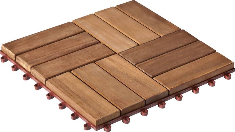 Akazienfliese 30x30cm, geölt, 6-er Pack Akazienfliese 30x30cm, geölt, 6-er Pack von HZL