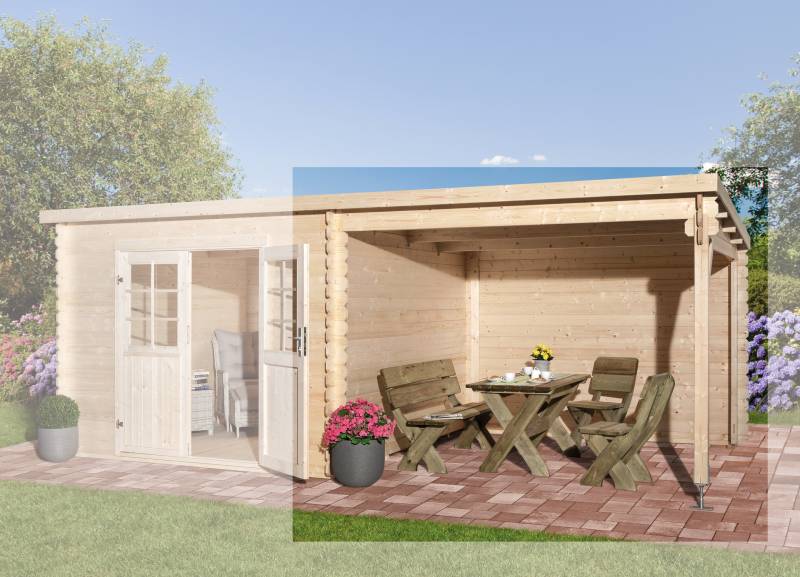 Anbau für Blockbohlenhaus Malta 1 Anbau für Blockbohlenhaus Malta 1 von HZL