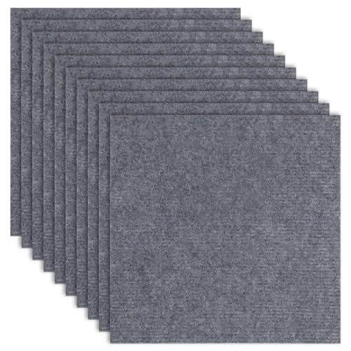 HZLXF1 10er-Pack Selbstklebende modulare Teppichfliesen, rutschfeste Spielmatten for Wohnzimmer, Schlafzimmer von HZLXF1