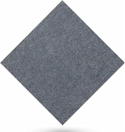 HZLXF1 20 Stück Teppichfliesen for Abziehen und Aufkleben, quadratische Bodenmatten, geeignet for Büros, Gewerbeflächen usw.(Dark Gray) von HZLXF1