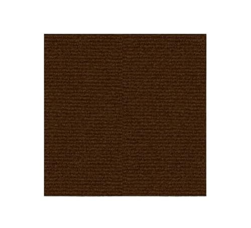 HZLXF1 20 stücke Selbst-Adhesive Teppich Quadrat 30 * 30cm Peel Und Stick Abnehmbare Aufkleber for DIY Heimtextilien Boden Fliesen Flur(Brown) von HZLXF1