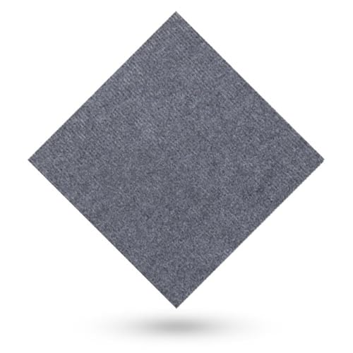 HZLXF1 20er-Pack Teppichfliesen, Selbstklebende Teppichbodenfliesen, Teppichquadrate for Wohnzimmermatten(Dark Gray) von HZLXF1