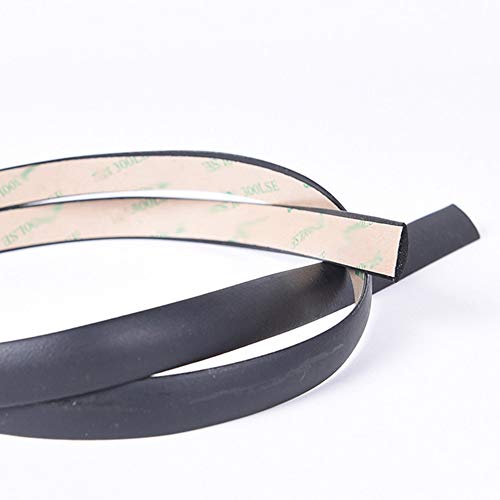 HZLXF1 Autotür-Dichtungsstreifen, Fenster-Dichtungsstreifen für Schalldämmung und staubdichte, vordere und hintere Windschutzscheibe Dach wasserdichte Gummistreifen (Color : 4 Meters) von HZLXF1