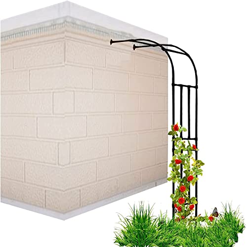 HZSCL Rosenbogen Halbbogen, Wetterfest Gartenbogen Gartenlaube, Pergola Rankhilfe Rankgitter Torbogen Für Kletterpflanzen, 60x240cm,90x240cm,120x240cm,150x240cm,180x240cm,220x240cm,240x240cm (Color : von HZSCL