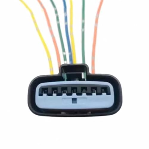 HZSMYXGS Kompatibel Mit Mitsubishi 7-poligem Luftstromstecker-Kabelbaum Wasserdichter Auto-Elektrokabelstecker PB536-07027 PB53607027 08061010 Auto Sensorstecker von HZSMYXGS