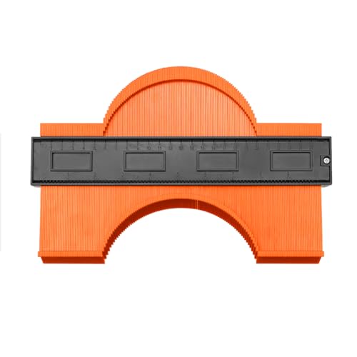 Konturenlehre, Kunststoff, Konturenprofilform, Duplikationsmessgerät, Messung unregelmäßiger Form, Umrisswinkel, verstellbares Schloss für Heimwerker, Bau, Holzbearbeitung, Bodenbelag Konturenlehre, Kunststoff, Konturenprofilform, Duplikationsmessgerät, Messung unregelmäßiger Form, Umrisswinkel, verstellbares Schloss für Heimwerker, Bau, Holzbearbeitung, Bodenbelag von HZYUEKUN