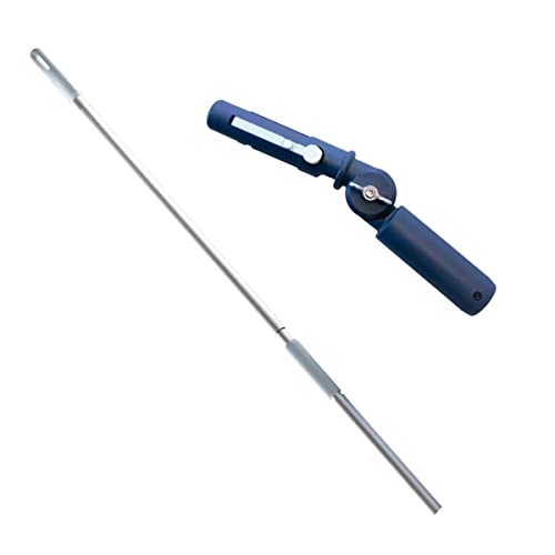 Ha-Ra ERA Teleskopstiel mit Adapter für ERA-Wischer 1,14-1,70m I robuster Teleskopstiel stufenlos ausziehbar I Teleskopstiel mit Adapter I Rutschfester Griff & langlebiges Aluminium von Ha-Ra