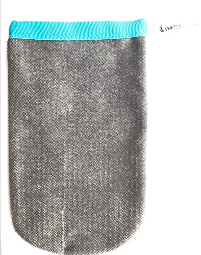 Ha-Ra Fussel-Reinigungshandschuh I stark gegen Fussel & Haare I Handschuh zur Kleidungs- & Polster-Reinigung I Fusselhandschuh gegen Haare für Zuhause I Polyamid Putz-Handschuh I handgenäht von Ha-Ra
