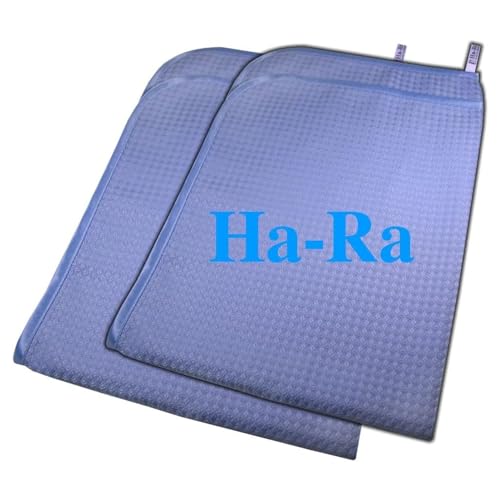 Ha-Ra Hammer-Tuch 2er-Spar-Set 67x50cm I Microfaser Putztuch saugstark I Trocknet streifenfrei I Feucht & Trocken anwendbar I Für Fenster & Spiegel geeignet I in Küche und Bad einsetzbar von Ha-Ra