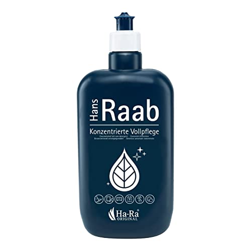 Hans Raab Konzentrierte Vollpflege Original 500 ml I Universalreiniger für Haushalt, Garten und Auto I Sparsam, vielseitig, umwelt- & hautfreundlich I Rohstoffe gut biologisch abbaubar von Ha-Ra