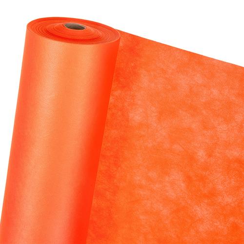 DEKOVLIES in 1,6m Breite orange (METERWARE) Dekostoff Tischdecke von HaGa®/HaGa-Welt