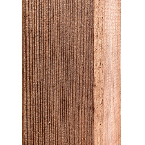 HaGa® 1 Stück Robuster Kieferholz Holzpfosten in Braun - Größe 150cm - 7cm x 7cm Kesseldruck imprägniert für Langlebigkeit - Gehobelt & gefast - Zaunpfosten von HaGa