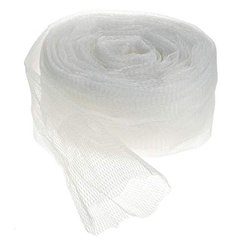HaGa® 50 m Verpackungsnetz Netzschlauch Schutznetz Ø 220-360 mm transparent | Oberflächenschutznetz | Netzbeutel | wiederverwendbar | Meterware von HaGa