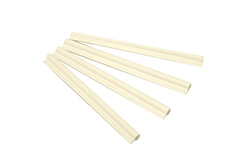 HaGa® Abschlussleiste 10 Stück - Abschlussschiene für PE-Sichtschutzstreifen in beige - Befestigungsclips von HaGa