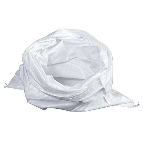 HaGa® Sandsack 90 x 140cm - 10 Stk. Gewebesack PP-Sack Getreidesack weiß von HaGa