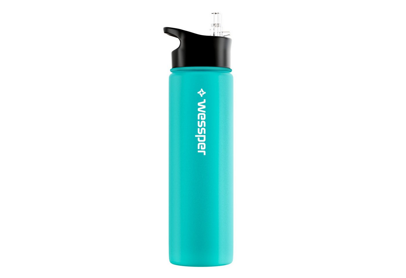 HaGa Thermoflasche Wessper ActiveMax Steel Bottle 700ml mit 3 verschiedene Deckeln in, isolierend (hält 12 Stunden warm und 24 Stunden kalt), auslaufsicher von HaGa