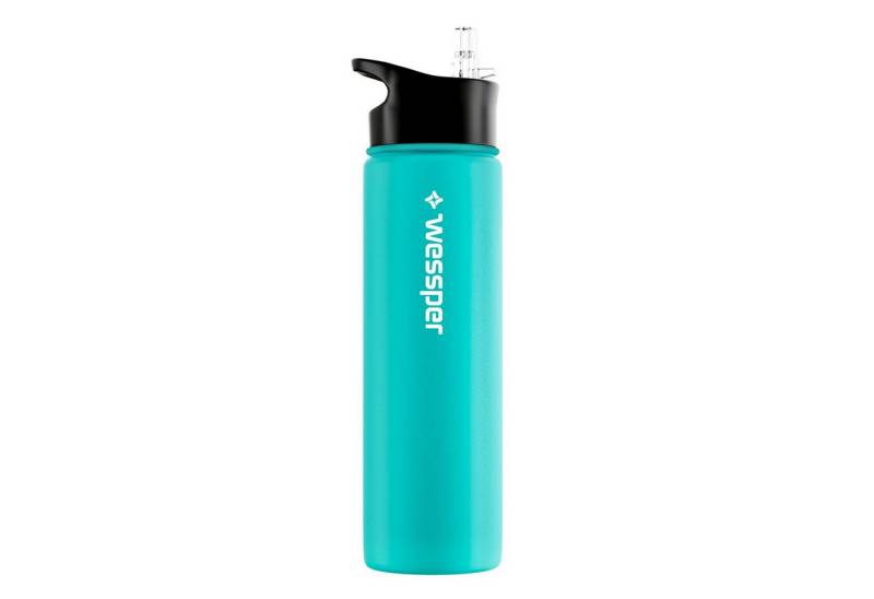 HaGa Thermoflasche Wessper ActiveMax Steel Bottle 700ml mit 3 verschiedene Deckeln in, isolierend (hält 12 Stunden warm und 24 Stunden kalt), auslaufsicher von HaGa