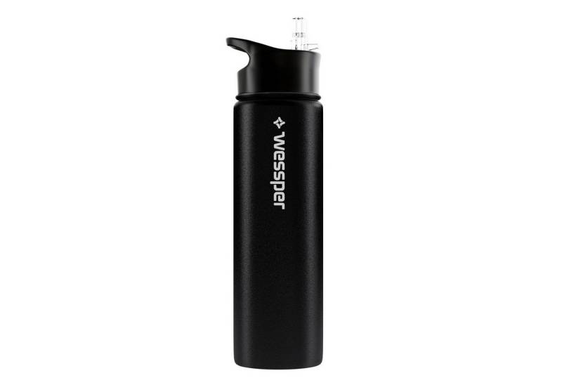 HaGa Thermoflasche Wessper ActiveMax Steel Bottle 700ml mit 3 verschiedene Deckeln in, isolierend (hält 12 Stunden warm und 24 Stunden kalt), auslaufsicher von HaGa