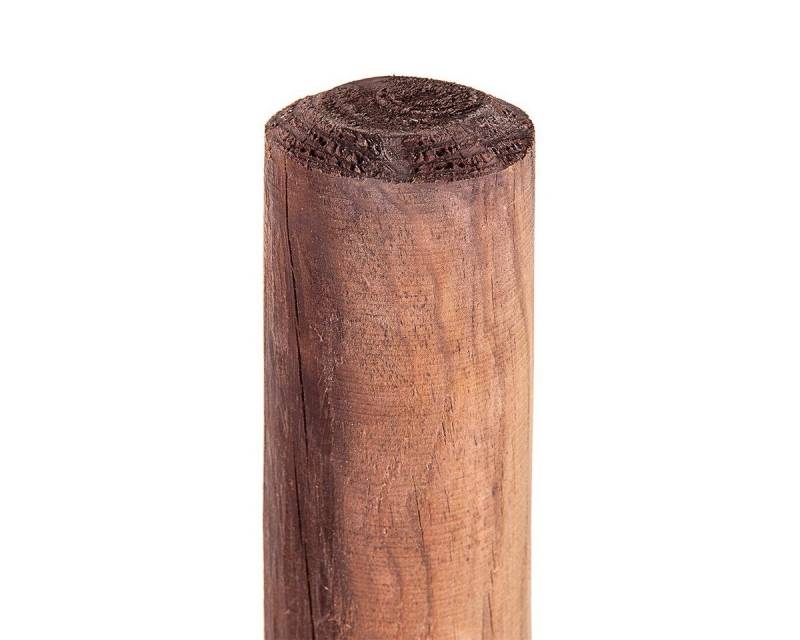 HaGa Zaunpfosten Holzpalisade 8cmØ x 50cm Höhe Holzpfahl 1 St, Baumpfahl Zaunpfahl Zaunbau witterungsbeständig von HaGa