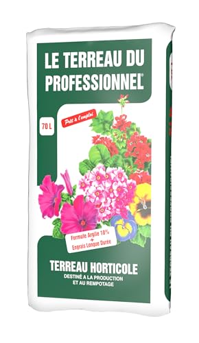 1 x 70L Plantaflor professionelle Blumenerde, Pflanzerde, Gartenerde, Universalerde, Topferde, Kübelpflanzenerde, Kultursubstrat mit Start und Langzeitdünger, Ideale Wasser- und Nährstoffspeicherung von HaGaFe