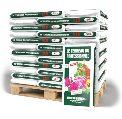 Plantaflor Blumenerde Universalerde Pflanzerde professionell Palette (54 x 50L) von HaGaFe