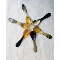 Set 0F 6 Horn Löffel Kaviar Eierlöffel Set 0F 6 Horn Löffel Kaviar Eierlöffel von HaHornCraft