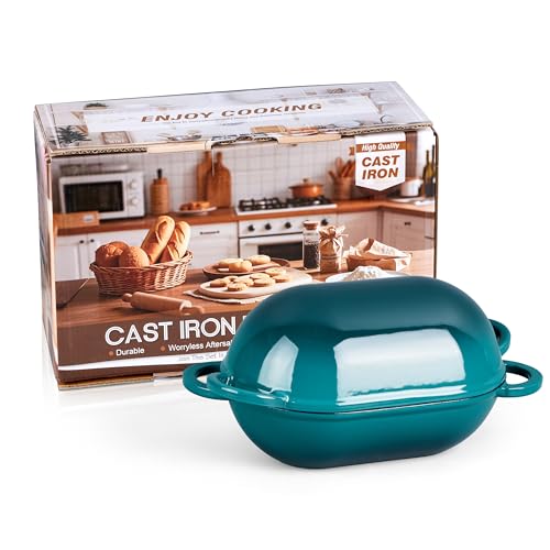 HaSteeL Schmortopf aus Gusseisen, Emaille, Smaragd, 2,8 l HaSteeL Schmortopf aus Gusseisen, Emaille, Smaragd, 2,8 l von HaSteeL