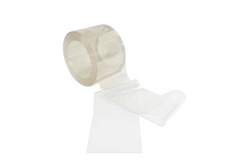 PVC Streifen - komplette Rolle, Hell- transparent 25m 200x2mm für einen Streifenvorhang, Lamellenvorhang, Stallvorhang von HaVePro PVC