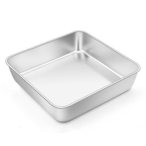 HaWare Edelstahl Quadratische Kuchenform (1, 15cm) von HaWare