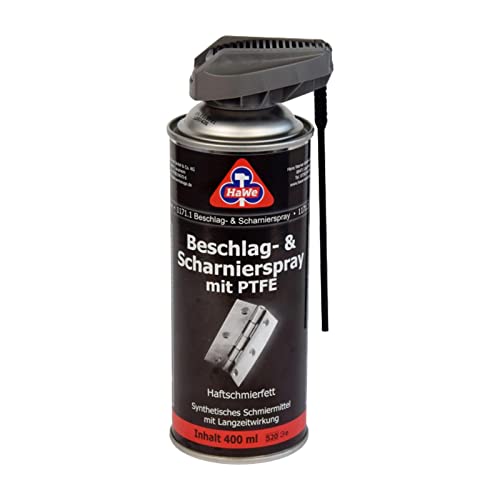 HaWe 1171.1 Beschlag- U Scharnierspray aus PTFE 400 ml von HaWe