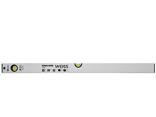 Weiss 184.60 Wasserwaage "Niveau Norm", 60 cm, Aluminium von Weiss