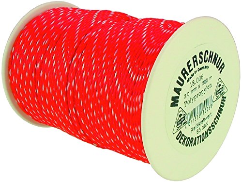 HaWe 18.018 Maurerschnur 50mx2mm aus Polypropylen in rot/weiß HaWe 18.018 Maurerschnur 50mx2mm aus Polypropylen in rot/weiß von HaWe