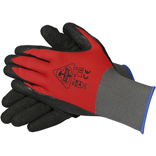 HaWe 330.11 Arbeitshandschuhe Größe 11 aus Nylon in rot-schwarz HaWe 330.11 Arbeitshandschuhe Größe 11 aus Nylon in rot-schwarz von HaWe