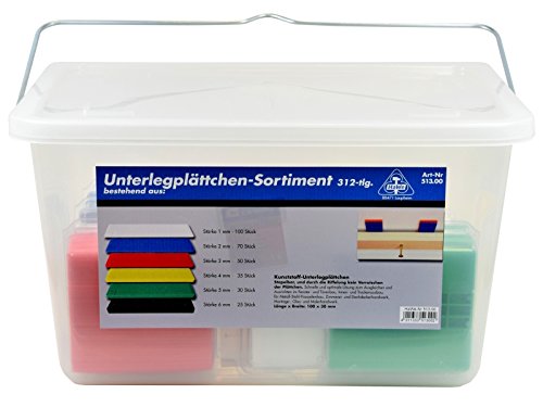 HaWe 513.00 Unterlegplättchen-Sortiment, 285-teilig von HaWe