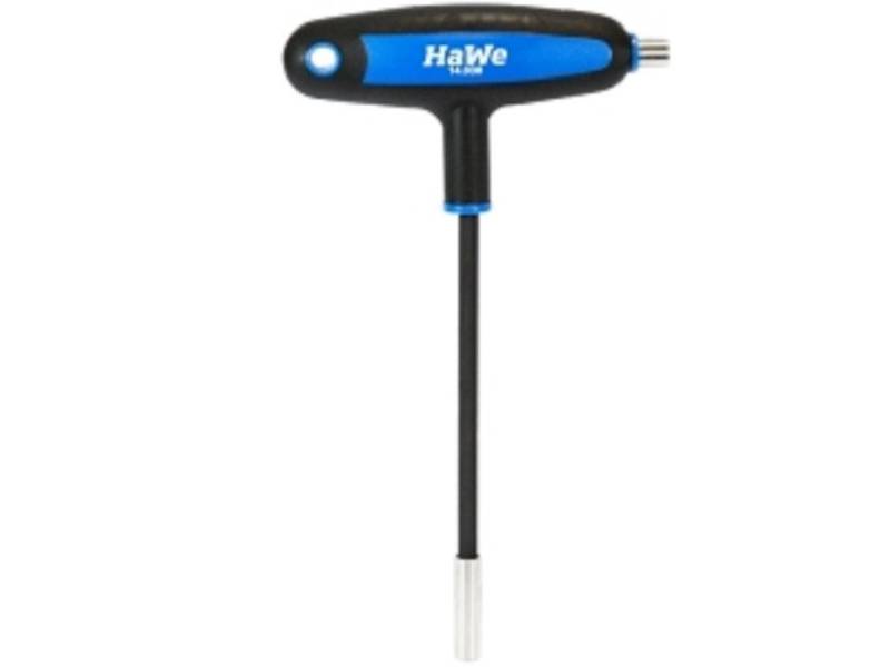 HaWe Bit-Schraubendreher HaWe Bit-Magnethalter, 14.030, (1 St), mit T-Griff und seitlichem Abtrieb von HaWe