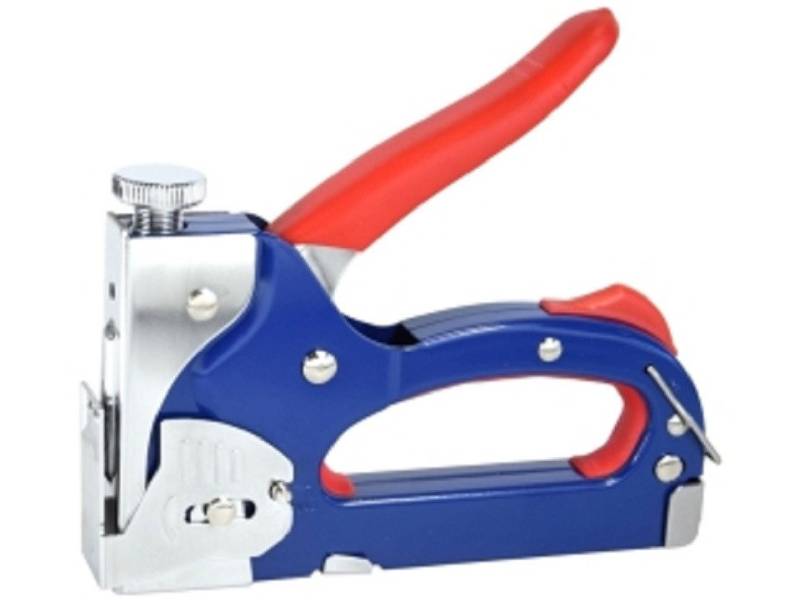 HaWe Handtacker HaWe Profi-Tacker HaWe System 53, 4-14mm, (1 tlg), Stahl lackiert/verchromt. Mit Amboß zum Heften von HaWe