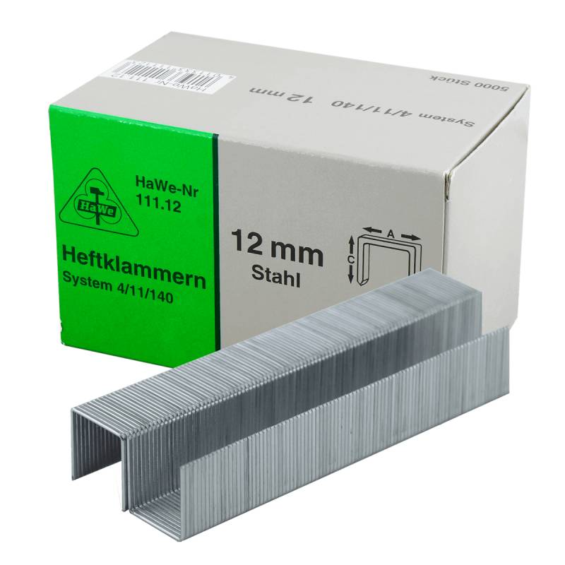 HaWe Heftklammern System 11/140 Tackerklammern von HaWe
