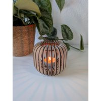 Handgemachter Holz-Kerzenhalter Im Boho-stil von HaackHolz
