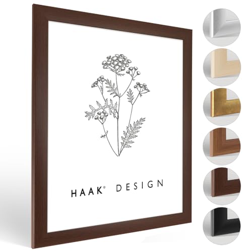 Haak Bilderrahmen (Klassik) 40X60cm Wenge/Mooreiche (Dekor) von Haak